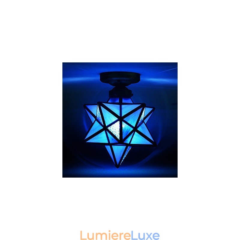 Lampe de porche créative et artistique, design moderne avec étoiles absorbantes