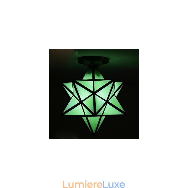 Lampe de porche créative et artistique, design moderne avec étoiles absorbantes