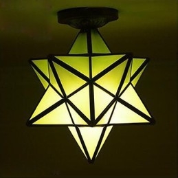 Lampe de porche créative et artistique, design moderne avec étoiles absorbantes