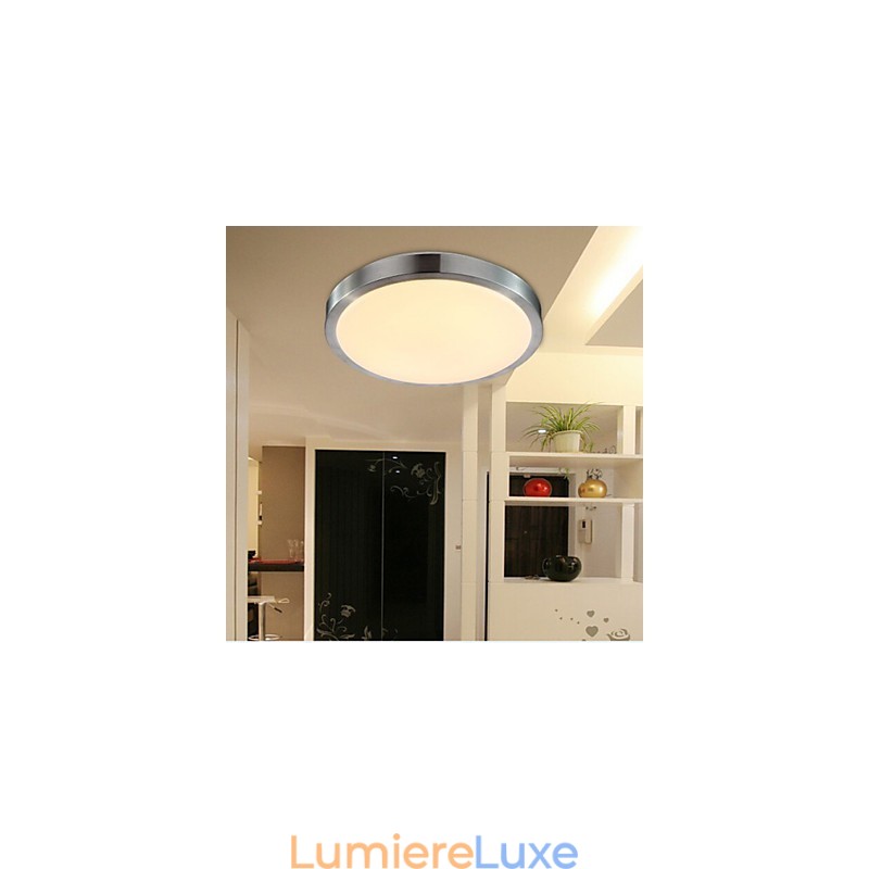 Plafonnier rond simple et moderne, diamètre 35 cm