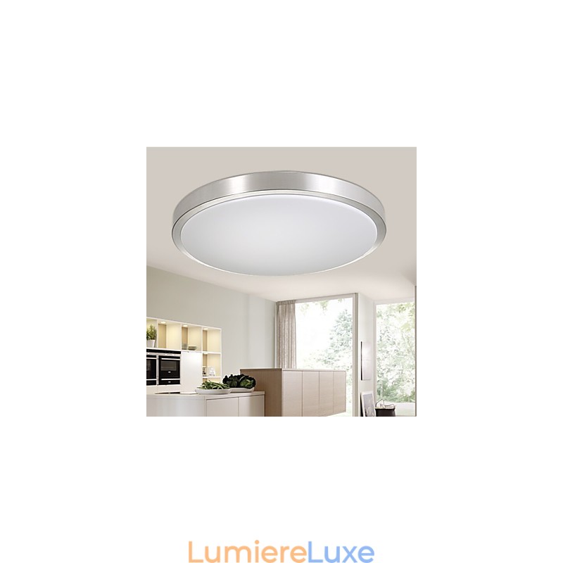 Plafonnier rond simple et moderne, diamètre 35 cm
