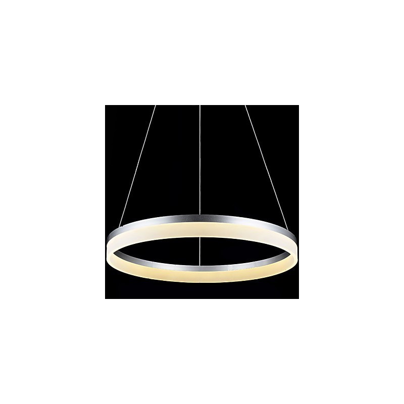 Suspension ronde en acrylique moderne, luminaires de plafond luxueux à anneau unique