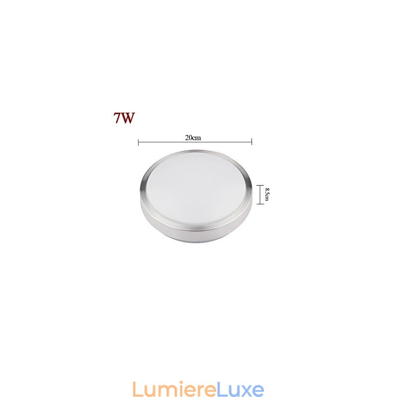 Plafonnier rond simple et moderne, diamètre 35 cm
