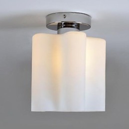Lampes frontales et lanternes en verre avec suspension en forme de dôme absorbant les nuages