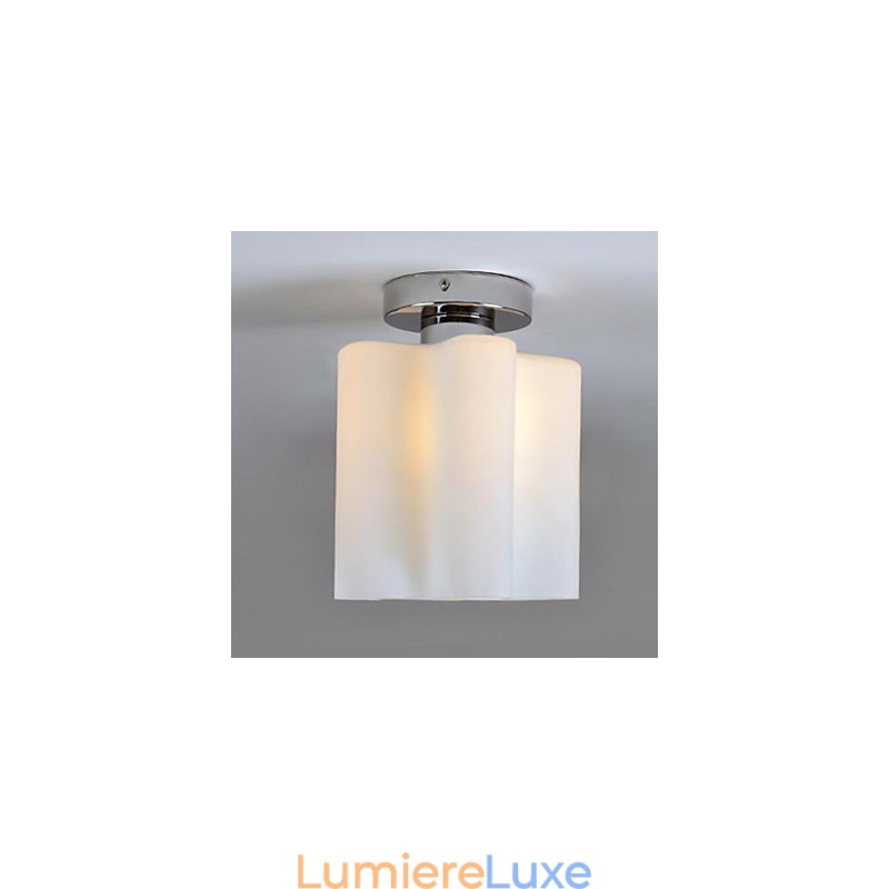 Lampes frontales et lanternes en verre avec suspension en forme de dôme absorbant les nuages