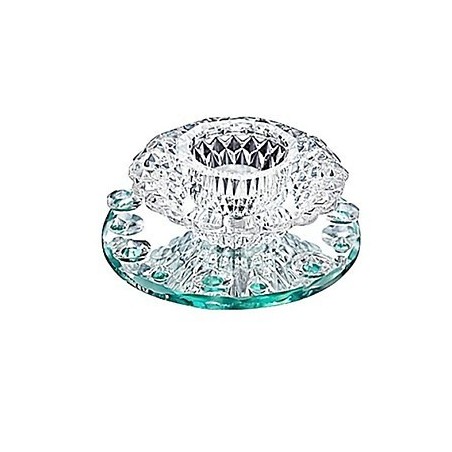 Plafonnier moderne contemporain en métal chromé de style mini cristal Plafonnier moderne contemporain en métal chromé de style mini cristal