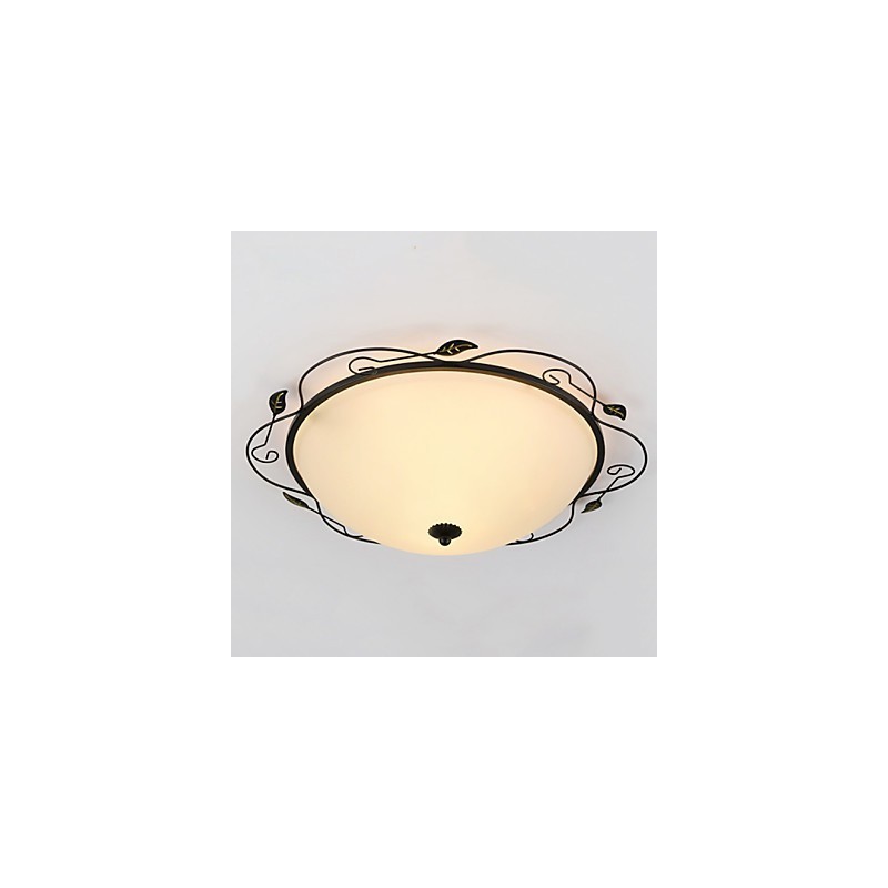 Lampe dôme absorbante de style rural classique de type européen de 32 cm