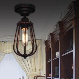 Plafonnier 1 lumière rétro élégant artistique MS 86263