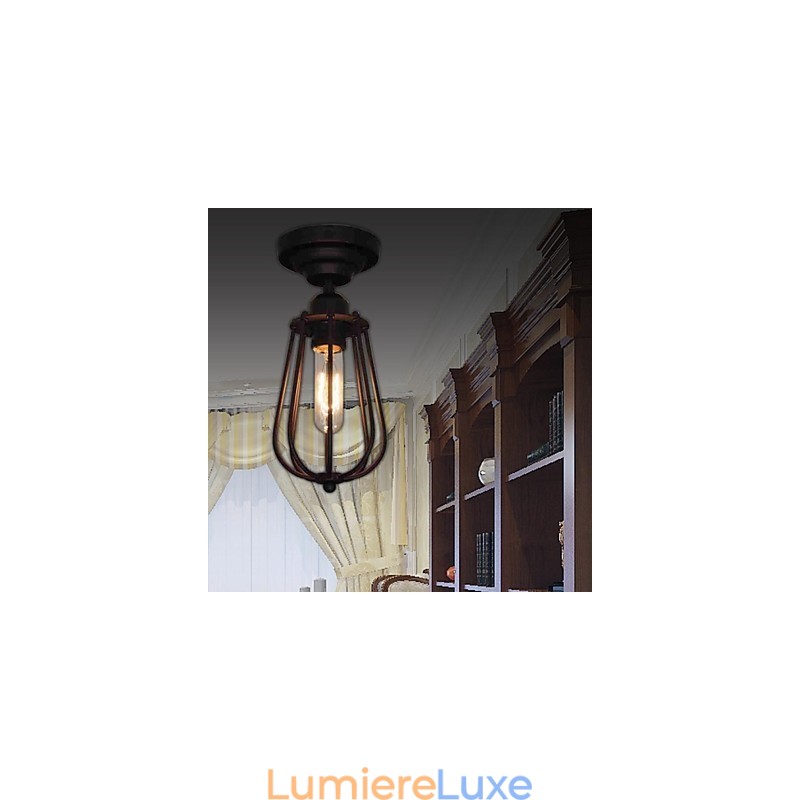 Plafonnier 1 lumière rétro élégant artistique MS 86263