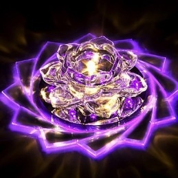 Mini plafonnier en cristal 20 x 8,5 cm, 3 W, lampe créative, tube lumineux coloré, carré, dôme