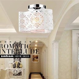 Lampe contemporaine et compacte à tête unique pour absorber la lumière du dôme