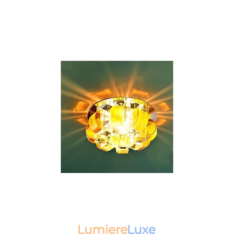 Lampe en cristal SMD CreativeTube 12 x 4,5 cm, spot absorbant la lumière du dôme