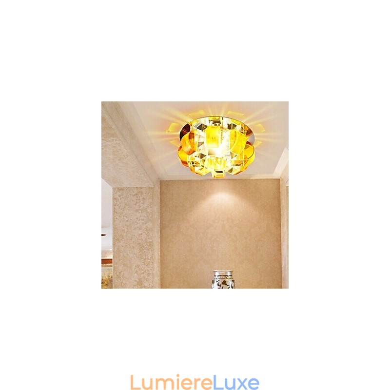 Lampe en cristal SMD CreativeTube 12 x 4,5 cm, spot absorbant la lumière du dôme