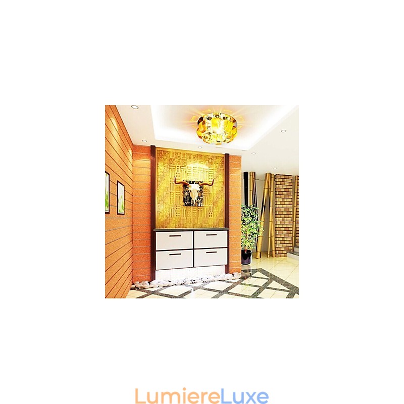 Lampe en cristal SMD CreativeTube 12 x 4,5 cm, spot absorbant la lumière du dôme