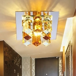 Lampe en cristal SMD CreativeTube 12 x 4,5 cm, spot absorbant la lumière du dôme