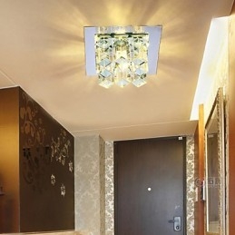 Lampe en cristal SMD CreativeTube 12 x 4,5 cm, spot absorbant la lumière du dôme