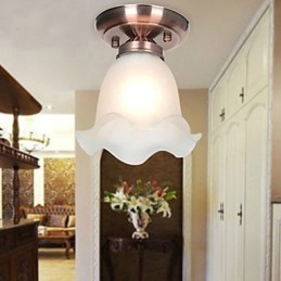Lampe dôme en verre et résine de type européen 15 x, douce et absorbante