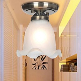 Lampe dôme en verre et résine de type européen 15 x, douce et absorbante