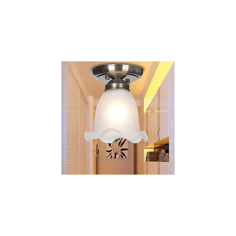 Lampe dôme en verre et résine de type européen 15 x, douce et absorbante