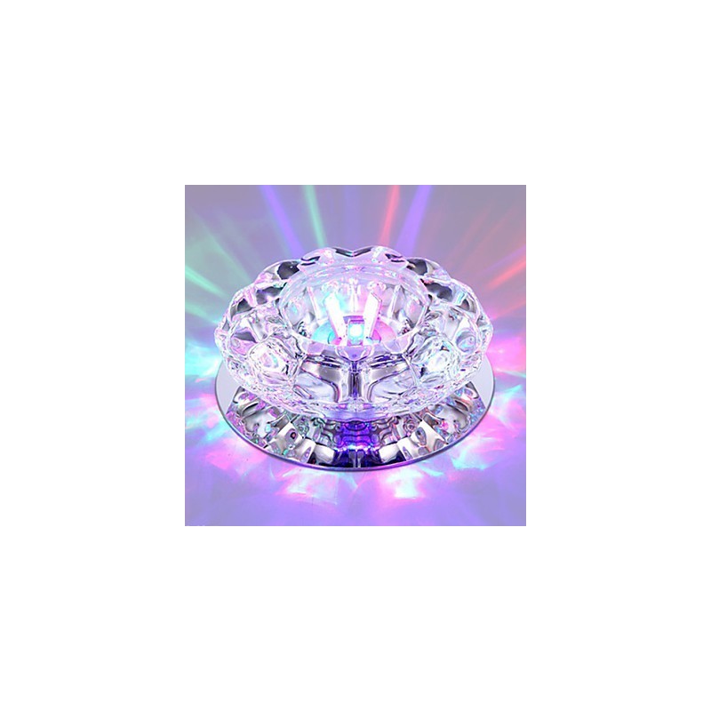 Plafonnier en cristal, spot SMD 3 W, lampe créative, absorbe la lumière du dôme