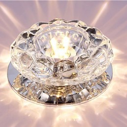 Plafonnier en cristal, spot SMD 3 W, lampe créative, absorbe la lumière du dôme