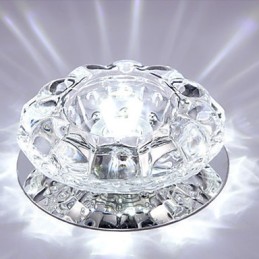 Plafonnier en cristal, spot SMD 3 W, lampe créative, absorbe la lumière du dôme