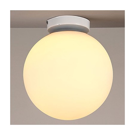 Plafonnier en verre blanc de style contemporain et contracté Plafonnier en verre blanc de style contemporain et contracté