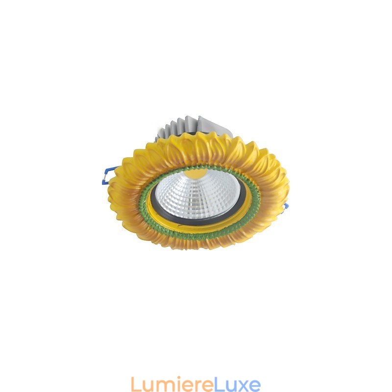 Plafonnier européen 1 Watt, diamètre du trou de lampe 6 7 cm, style rétro méditerranéen