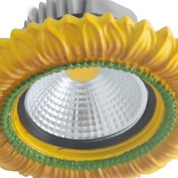 Plafonnier européen 1 Watt, diamètre du trou de lampe 6 7 cm, style rétro méditerranéen