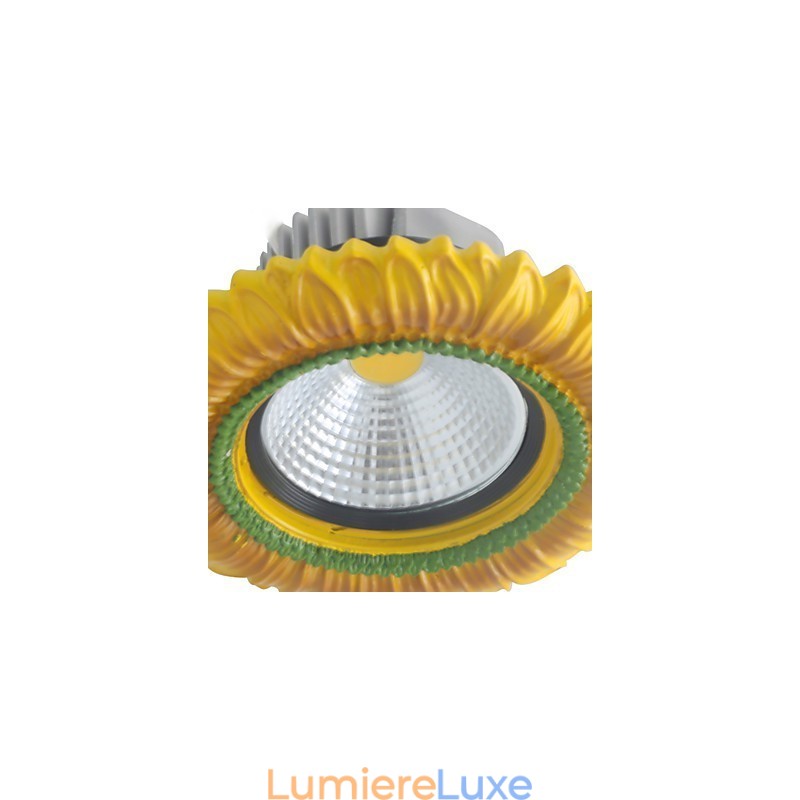 Plafonnier européen 1 Watt, diamètre du trou de lampe 6 7 cm, style rétro méditerranéen
