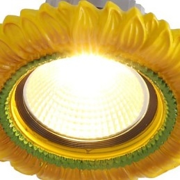 Plafonnier européen 1 Watt, diamètre du trou de lampe 6 7 cm, style rétro méditerranéen