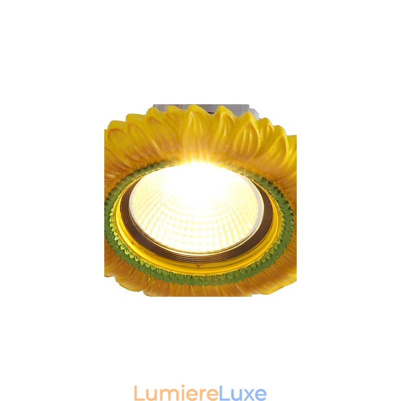 Plafonnier européen 1 Watt, diamètre du trou de lampe 6 7 cm, style rétro méditerranéen