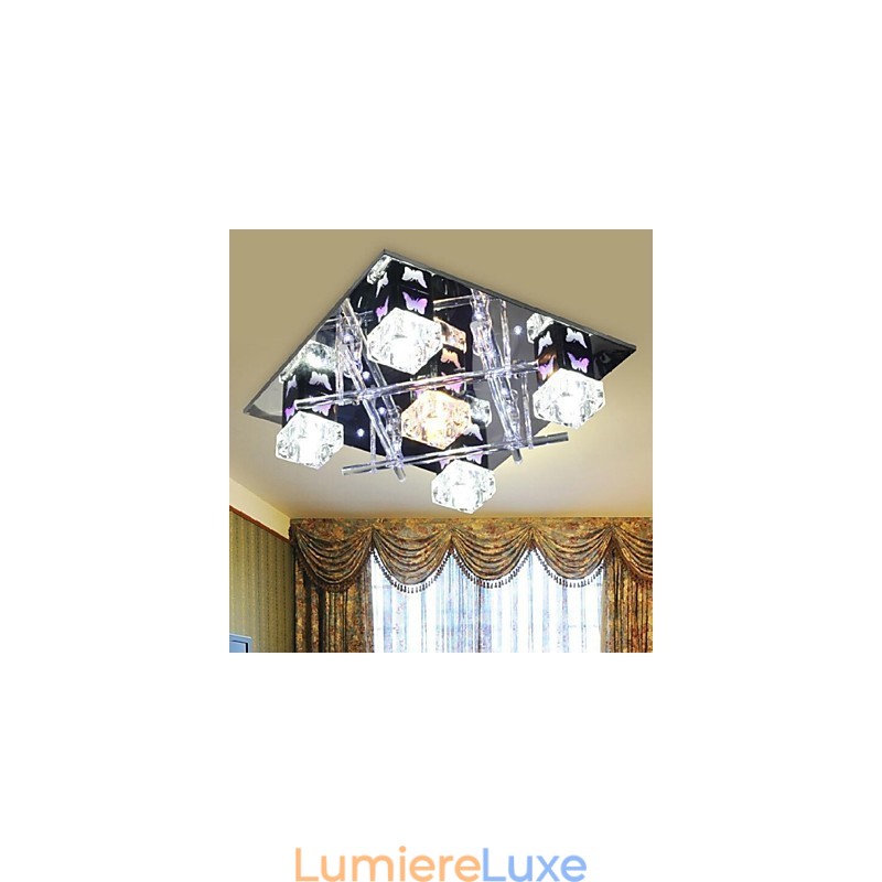 Plafonnier en cristal contemporain moderne