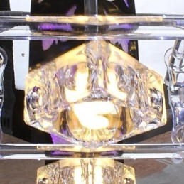 Plafonnier en cristal contemporain moderne