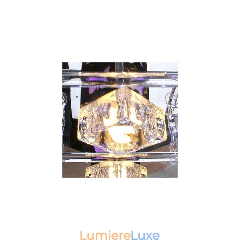 Plafonnier en cristal contemporain moderne