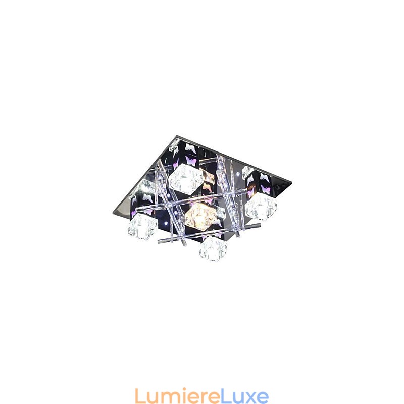 Plafonnier en cristal contemporain moderne