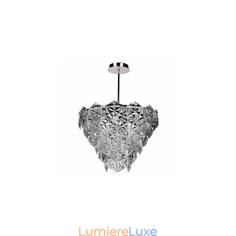 Lustre en cristal contemporain moderne, autres lustres en cristal, luminaires suspendus, montage encastré