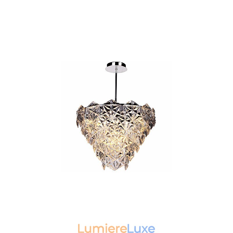 Lustre en cristal contemporain moderne, autres lustres en cristal, luminaires suspendus, montage encastré