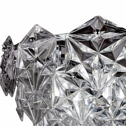 Lustre en cristal contemporain moderne, autres lustres en cristal, luminaires suspendus, montage encastré