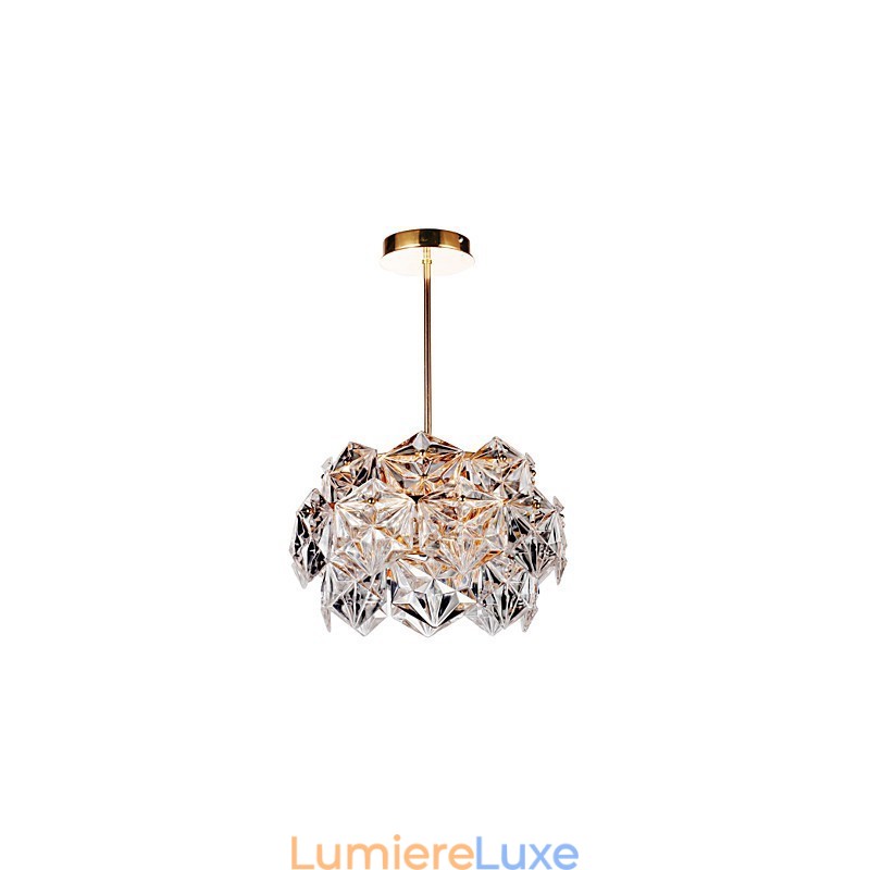 Lustre en cristal contemporain moderne, autres lustres en cristal, luminaires suspendus, montage encastré