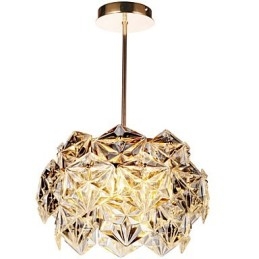 Lustre en cristal contemporain moderne, autres lustres en cristal, luminaires suspendus, montage encastré