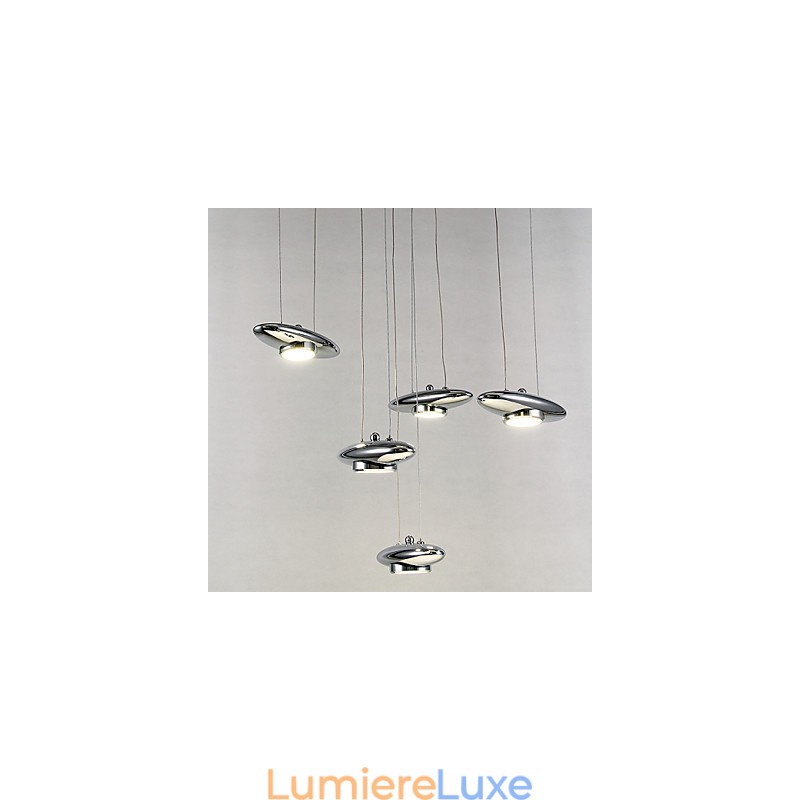 Plafonnier en métal moderne, contemporain, traditionnel et classique, 4 W