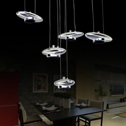 Plafonnier en métal moderne, contemporain, traditionnel et classique, 4 W
