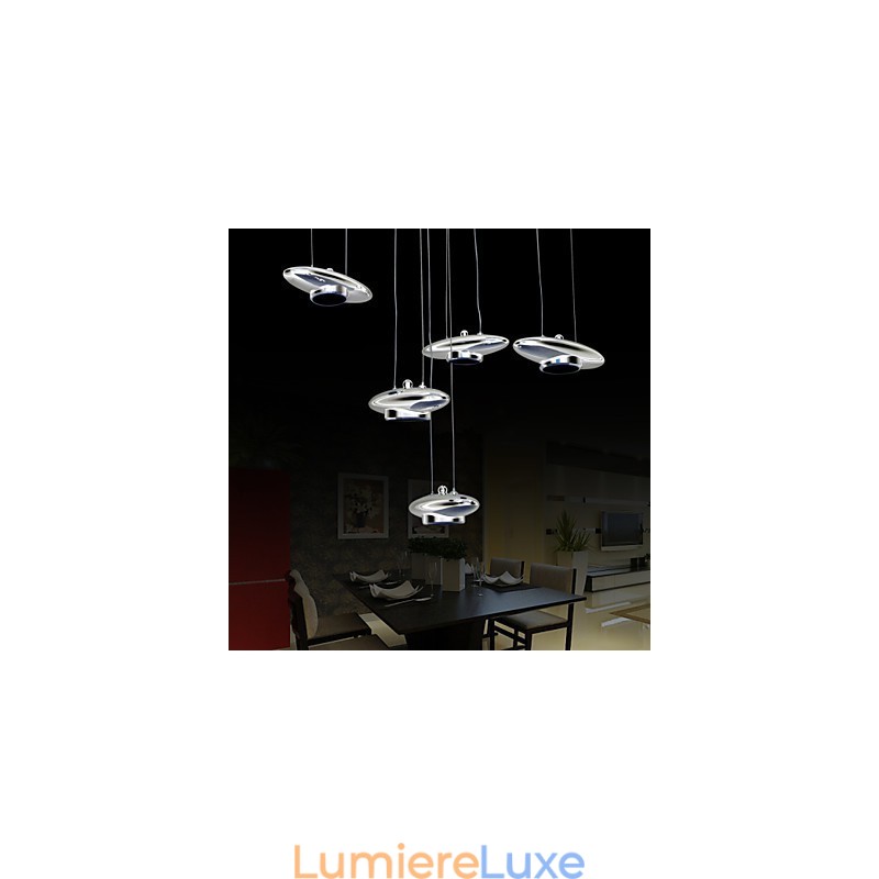 Plafonnier en métal moderne, contemporain, traditionnel et classique, 4 W