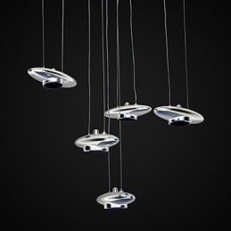 Plafonnier en métal moderne, contemporain, traditionnel et classique, 4 W