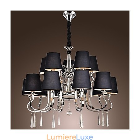 Lustre en métal chromé moderne, contemporain, traditionnel, classique, rustique, style lodge, vintage, style country island Lustre en métal chromé moderne, contemporain, traditionnel, classique, rustique, style lodge, vintage, style country island