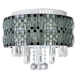 Plafonnier en cristal gracieux