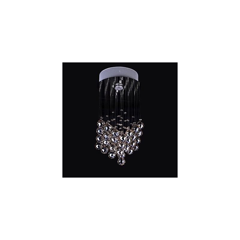 1 lampe lustre en cristal K9 à lumière claire