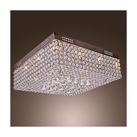 Plafonnier en perles de cristal avec 45 perles colorées Plafonnier en perles de cristal avec 45 perles colorées