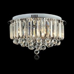 Plafonnier en métal, peinture cristal, style contemporain, classique et moderne